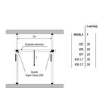 MANFROTTO AUTOPOLE 1,5-2,7 METER, BLACK 