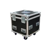 Case Packmaßcase 600x600x600, heavy duty, schwarz, 2x Trennbretter , inkl. Rollen (ca. 100mm Mehrhöhe)