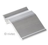 Nivtec Ersatzteil, Lasche für Fußaufnahme, Alu strap for leg support, alu (Set of 4 pcs.)