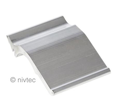 Nivtec Ersatzteil, Lasche für Fußaufnahme, Alu strap for leg support, alu (Set of 4 pcs.)