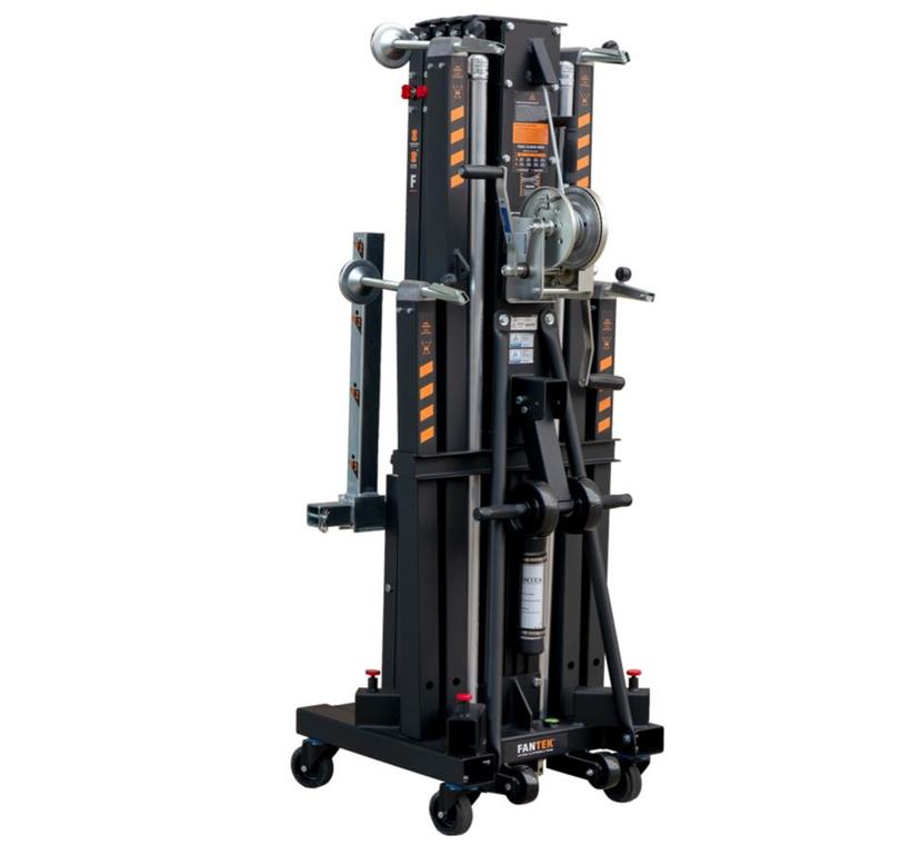 Fantek Gabellift FT6033, schwarz, **NEUER CODE: FT6045** max. Höhe 5.95m,  max. Auflast 515kg/455kg, Winde CAB-900