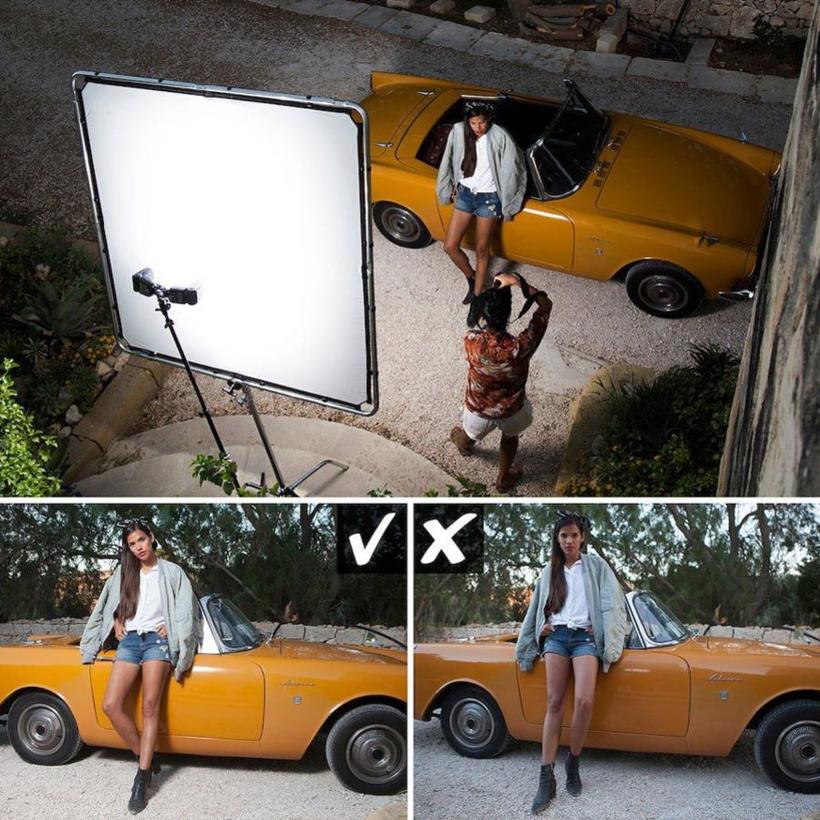 Lastolite Skylite Rapid Fabric Midi 1.5 x 1.5m 0.75 Blenden Diffusor