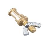 MANFROTTO ROUNDED 16MM LIGHTING STUD M10 Scheinwerferzapfen inkl. Flügelmutter, Gewindelänge 25mm