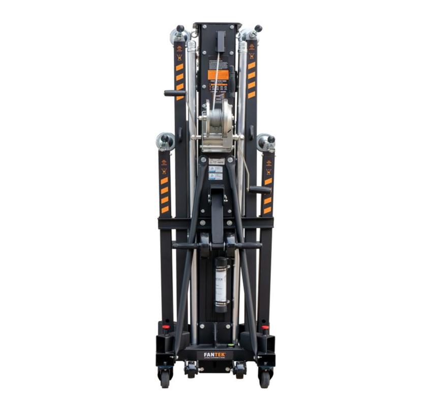 Fantek Gabellift FT6033, schwarz, **NEUER CODE: FT6045** max. Höhe 5.95m,  max. Auflast 515kg/455kg, Winde CAB-900