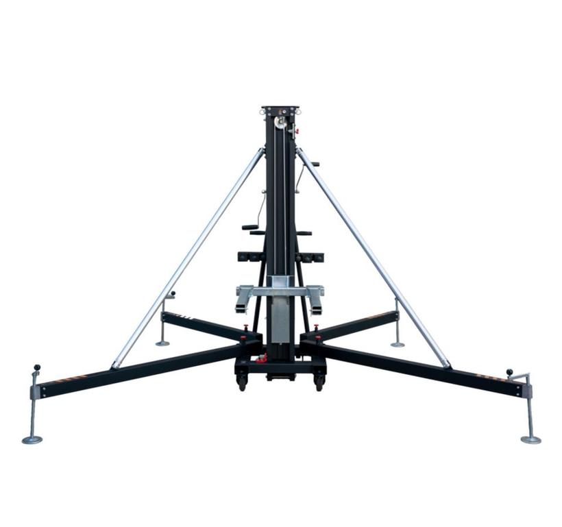 Fantek Gabellift FT6033, schwarz, **NEUER CODE: FT6045** max. Höhe 5.95m,  max. Auflast 515kg/455kg, Winde CAB-900