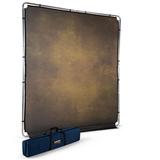 Manfrotto EzyFrame Vintage Cover Olive, 2 x 2,3 m Bespannung im Vintage-Stil, Farbe: Olivgrün, OHNE Rahmen und Tasche