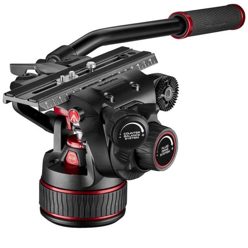 MANFROTTO Nitrotech 612 Fluid-Videokopf Sicherheitszuladung: 12 kg