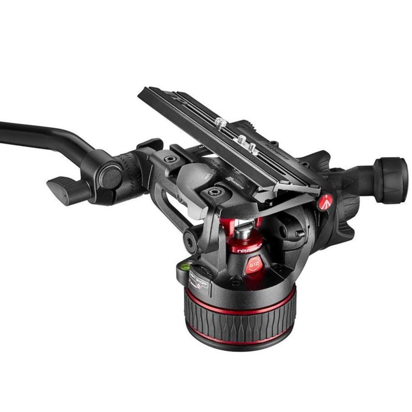 MANFROTTO Nitrotech 612 Fluid-Videokopf Sicherheitszuladung: 12 kg