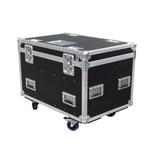 Case Packmaßcase 900x600x600, heavy duty, schwarz 2x Trennbretter , inkl. Rollen (ca. 100mm Mehrhöhe)