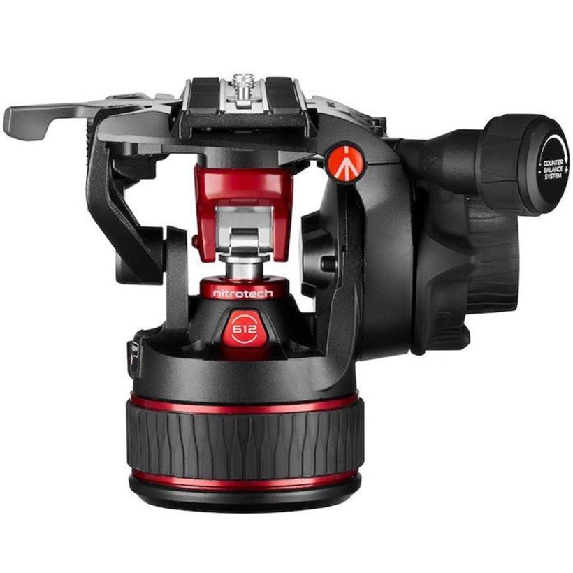 MANFROTTO Nitrotech 612 Fluid-Videokopf Sicherheitszuladung: 12 kg