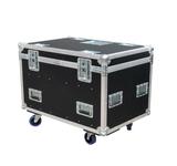 Case Packmaßcase 900x600x600, heavy duty, schwarz 2x Trennbretter , inkl. Rollen (ca. 100mm Mehrhöhe)