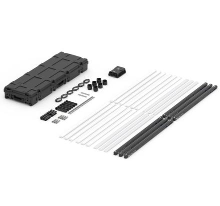 ARRI Omnibar Production Kit black - LED bar Syst.32 px. zones, Flat & Round Diff, Intensifier, Power Cable, IP65