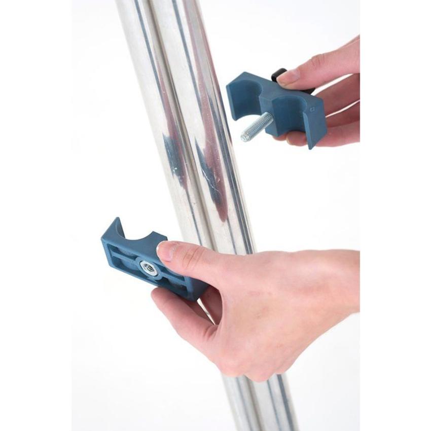 Manfrotto Panorama Hintergrund 4m (Weiss) 4m x 2.3m (Kit mit Stoff und Rahmen)