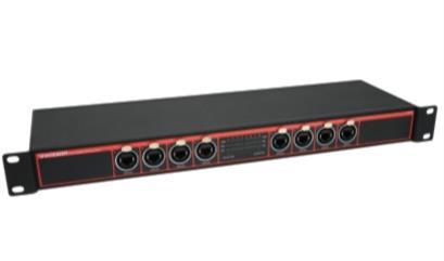 Swisson XES-8G Gigabit Ethernet Switch 8-fach Port optimiert für Art-Net, sACN und Dante *ohne Schuko*