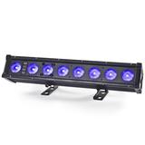 EXPOLITE TourBAR 32 PIX, RGBW Outdoor Rampe, 8x 15W DMX, schwarz, 10x40°, IP65, *mit Einzel-Pixelansteuerung*