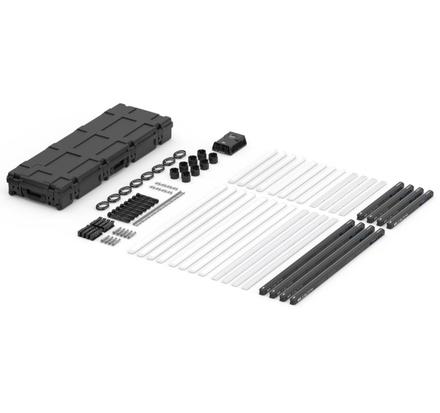ARRI Omnibar Combo Kit black - LED bar Syst. 16/32 px. zones, Flat & Round Diff, Intensifier, Power Cable, IP65
