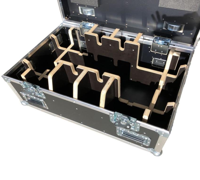 Doppelcase f. Chainmaster Rigging Lift 320kg Typ: SK 030/10 2 Butterfly, 8x Klappgriff, Innenausbau,4xBlueWheel/2 gebr.