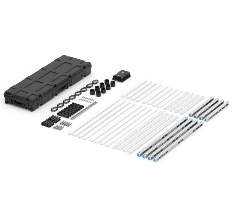 ARRI Omnibar Combo Kit blue/silver - LED bar Syst. 16/32 px. zones, Flat & Round Diff, Intensifier, Power Cable, IP65