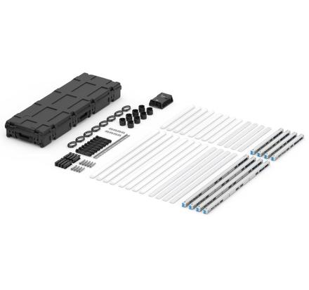 ARRI Omnibar Combo Kit blue/silver - LED bar Syst. 16/32 px. zones, Flat & Round Diff, Intensifier, Power Cable, IP65