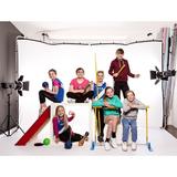 Manfrotto Panorama Hintergrund 4m (Weiss) 4m x 2.3m (Kit mit Stoff und Rahmen)