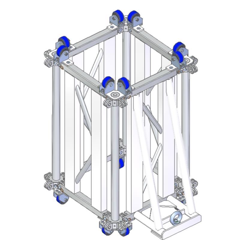 Litec MTS52R105H RL105 3 ways sleeve block with hoist support - Maxitower 52
