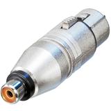 Neutrik 3pol-XLR Kabelbuchse - Cinch (RCA) Buchse Serie: Adapter XLR-3-BU/Cinch-BU