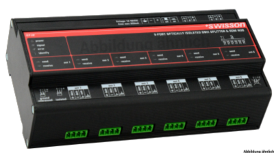 Swisson ISP-6R-Term Hutschienen Splitter 1x Term IN - 6x Term OUT, 6 Ausgänge, Terminal