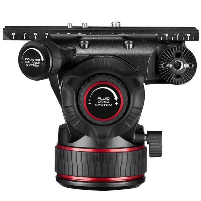 MANFROTTO Nitrotech 612 Fluid-Videokopf Sicherheitszuladung: 12 kg
