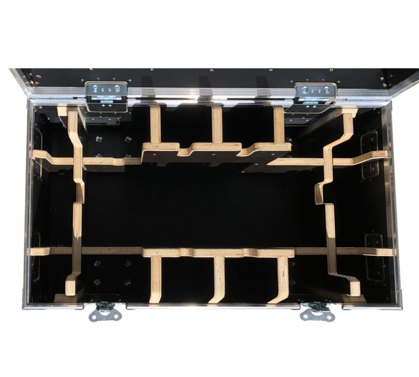 Doppelcase f. Chainmaster Rigging Lift 320kg Typ: SK 030/10 2 Butterfly, 8x Klappgriff, Innenausbau,4xBlueWheel/2 gebr.