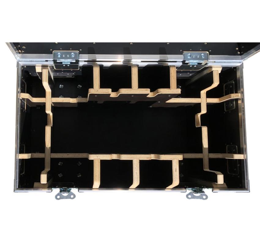 Doppelcase f. Chainmaster Rigging Lift 320kg Typ: SK 030/10 2 Butterfly, 8x Klappgriff, Innenausbau,4xBlueWheel/2 gebr.