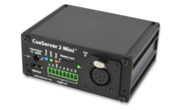 Interactive Technologies CueServer 2 Mini - mini case with 2 Universe License, Zubehör Rear Port Module nötig!!!