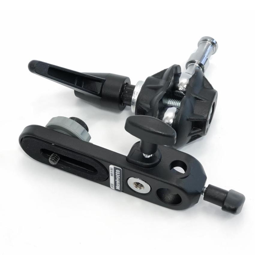 MANFROTTO DOUBLE BALL JOINT HEAD Doppelter Kugelgelenkkoppf  mit Kameraplattform