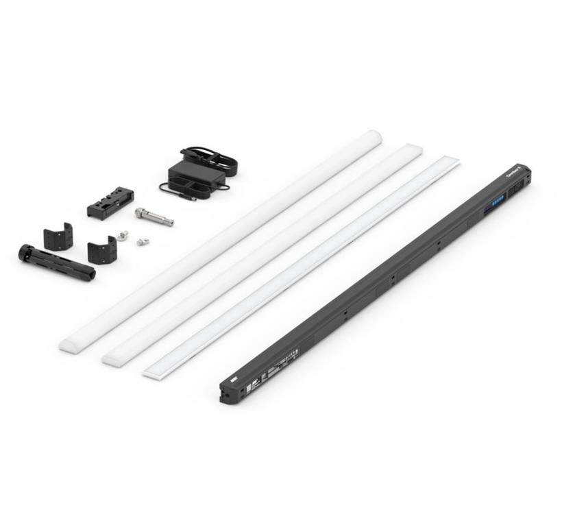 ARRI Omnibar 4 Single Set black - LED bar Syst. 32 px. zones, Flat & Round Diff, Intensifier, Battery Charger, IP65