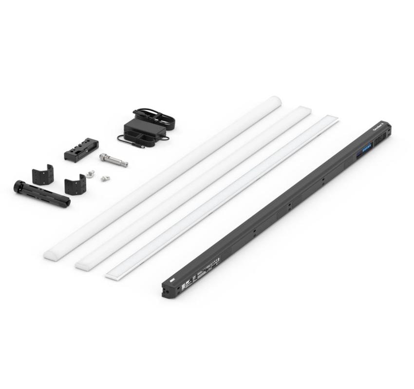 ARRI Omnibar 4 Single Set black - LED bar Syst. 32 px. zones, Flat & Round Diff, Intensifier, Battery Charger, IP65