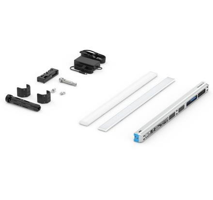 ARRI Omnibar Creator Set blue/silver - LED bar Syst. 16 px. zones, Flat Diffuser, Intensifier, Battery Charger, IP65