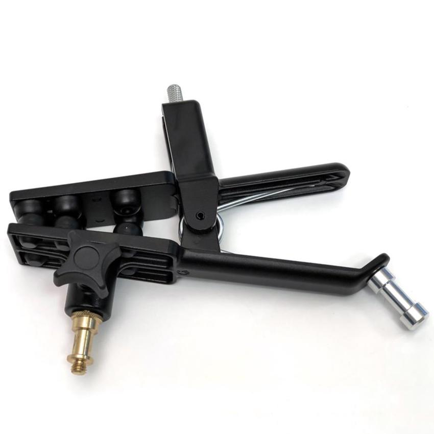 MANFROTTO SKY HOOK GAFFER GRIP, Kroko Klemme verstellbar, --> 25-65mm Klemmbereich,  mit 013 Zapfen