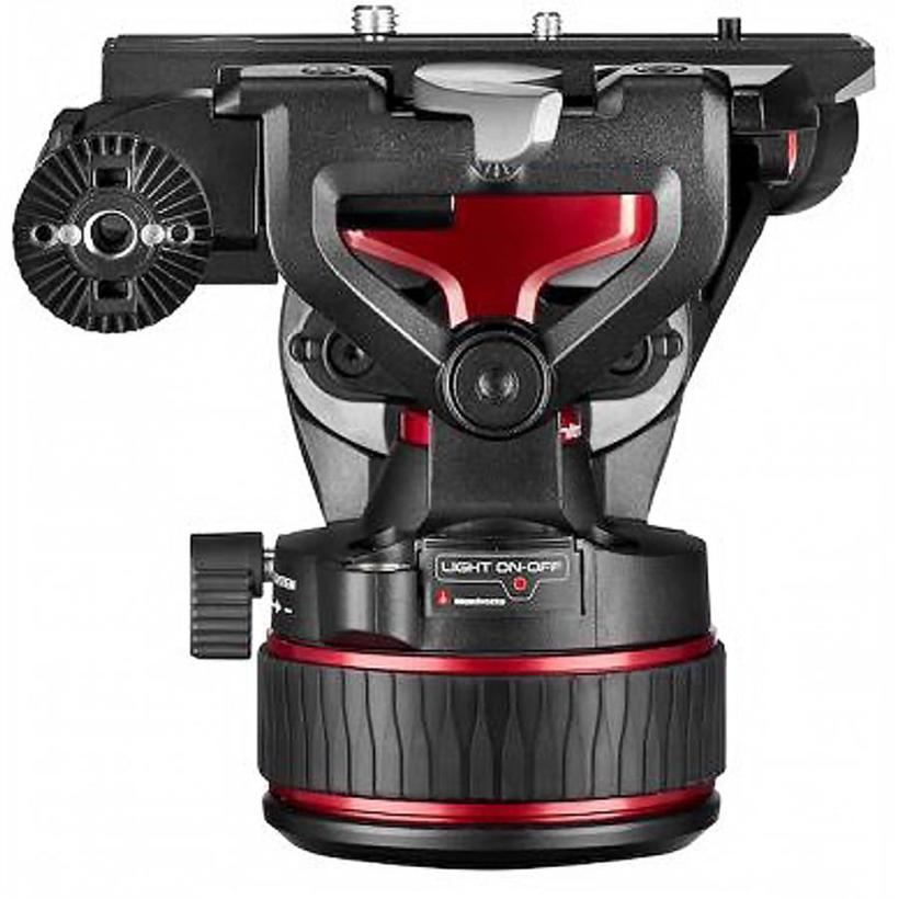MANFROTTO Nitrotech 608 Fluid-Videokopf Sicherheitszuladung: 8 kg