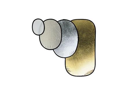 MANFROTTO SILVER/WHITE 95CM OVAL REFLEC !! RESTPOSTEN !! *2 STÜCK VERFÜGBAR*