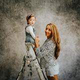 Manfrotto EzyFrame Vintage Cover Concrete, 2x2,3m Bespannung im Vintage-Stil, Farbe: Betongrau, OHNE Rahmen und Tasche