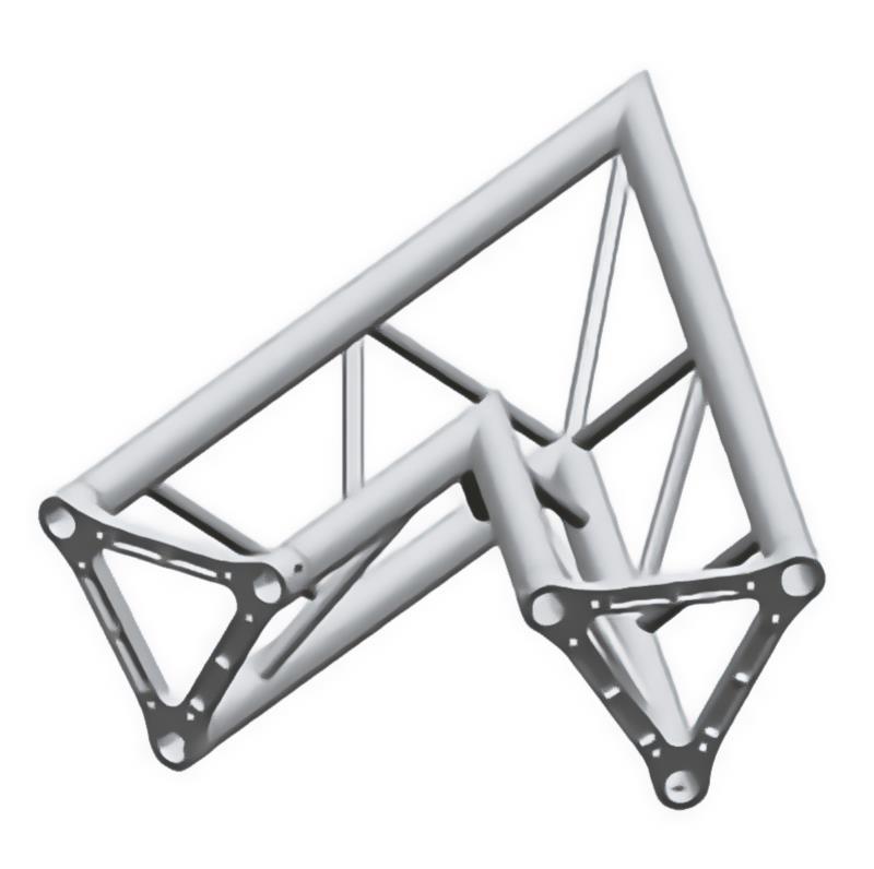 Litec TX25SAL2045 ST 25 cm. triangular - 2 way 45° corner