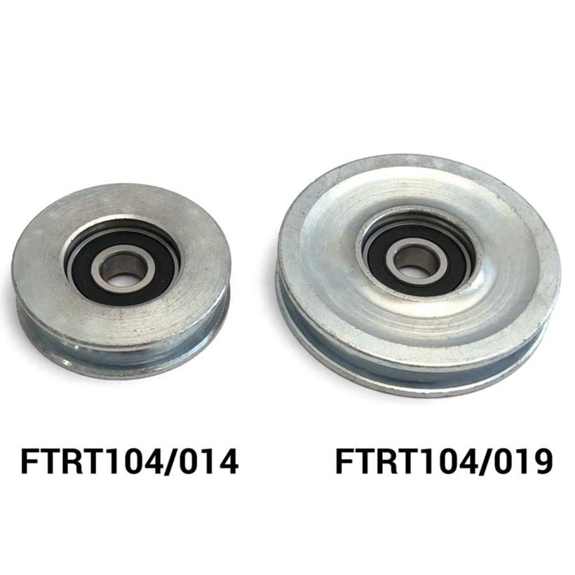 Fantek Ersatzteil / Sparepart, Code: RT-104/019 Roldana acero, Umlenkrolle aus Stahl Ø80mm