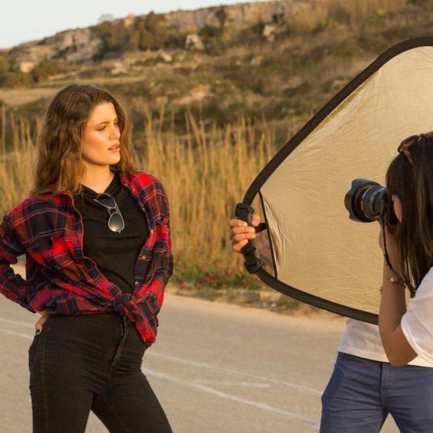 Lastolite Trigrip Sunfire/Silber 75cm 