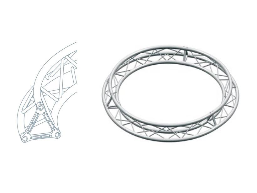 Litec TX25SC800A8  PREIS AUF ANFRAGE !!! ST 25 cm. triangular - Circle ext. diam. cm. 800, 8 sect.