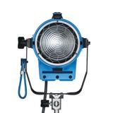ARRI 650 PLUS, 650W, MAN, blau/silber, ohne Stecker, Kabel 3m, 4-FT, FFR, 220-250V