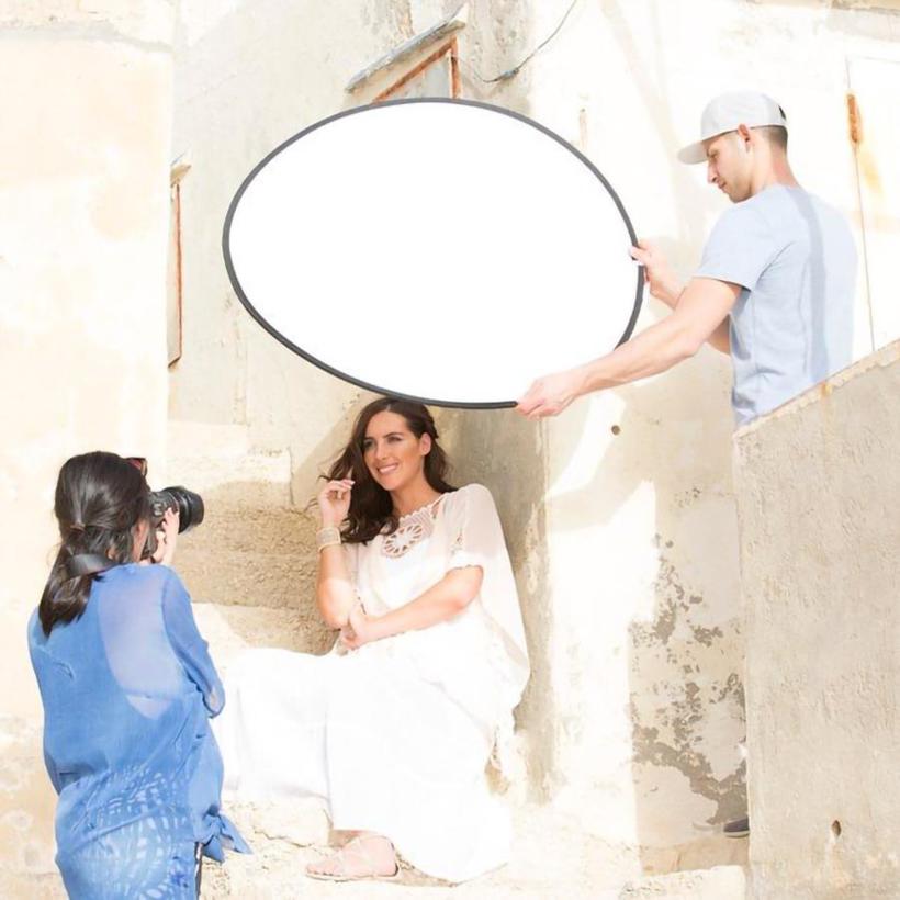 Lastolite Rundreflektor 5 In 1 Diffuser mit Gold/Weiß & Sunfire/Silber 50cm