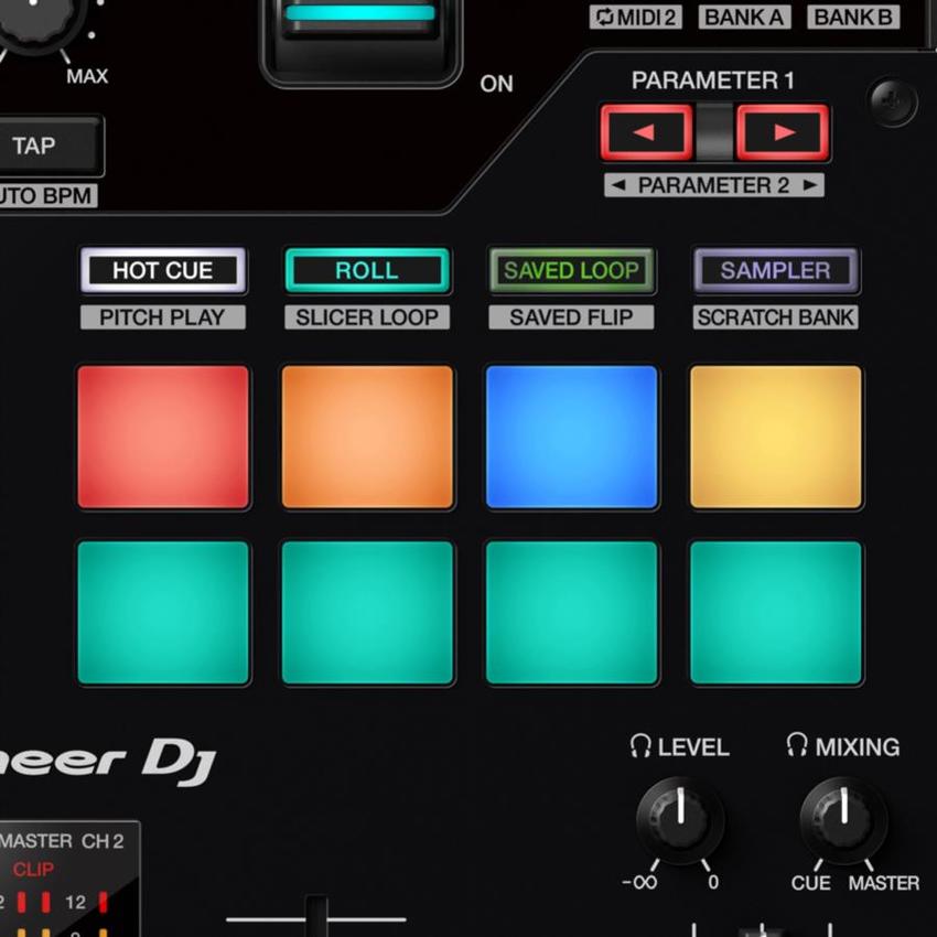 Pioneer DJM-S7, 2-Kanal Battle Mixer m Scratch-Style