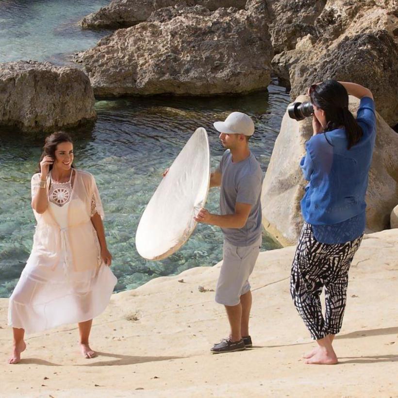 Lastolite Rundreflektor 5 In 1 Diffuser mit Gold/Weiß & Sunfire/Silber 50cm