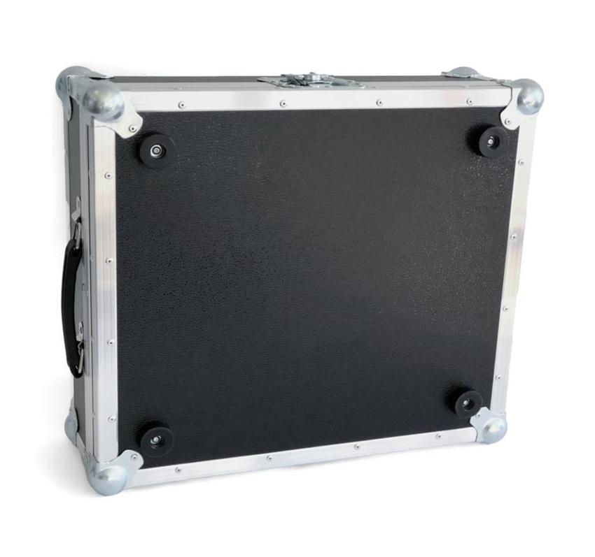 Case für Pioneer DJM A9 Mixer, schwarz Haubencase gefertigt aus 9.5mm Birke PVC beschichtet, Farbe: