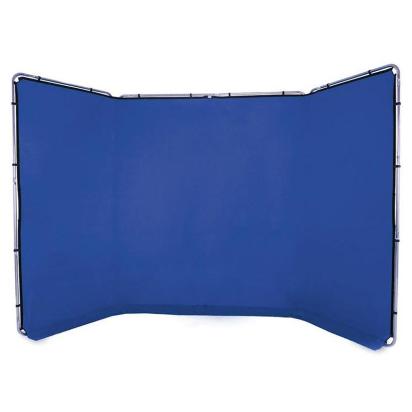 Manfrotto Panorama Hintergrund 4m Chromakey Blau 