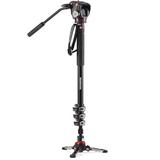 MANFROTTO XPRO Alu Video-Einbeinstativ mit 2-Wege-Neiger 4 Segmente